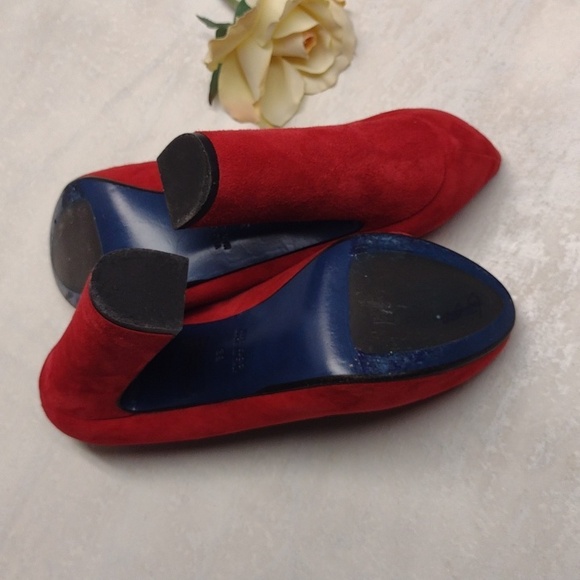 Latitude Femme made in Italy shoes women size 39 ( 8 ) Red color - Picture 7 of 10